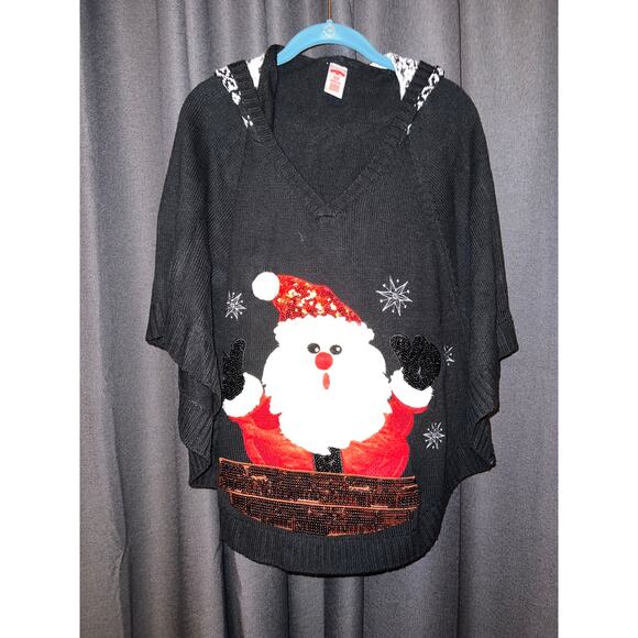 Ugly Christmas Sweater Shawl Size Small - Picture 1 of 3